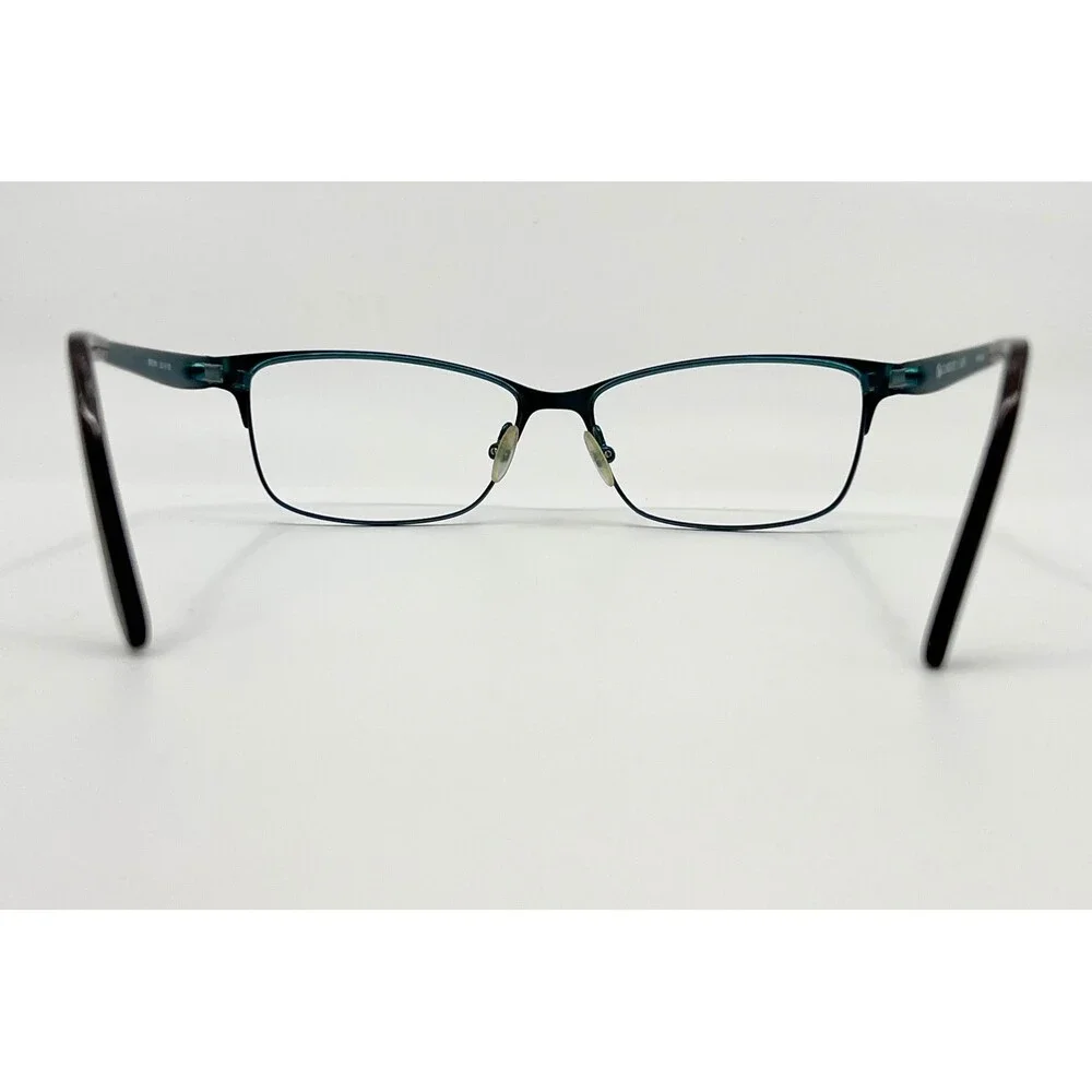 Camelot Lady Eyeglass Frames Women Brown Teal Arielle 52-14-135